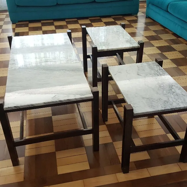 Mesa com tampo em mármore – Marmoraria Três Reis – foto 3